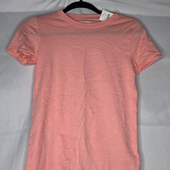 J. Crew Slub Cotton Tee Peach Size XS - Picture 2 of 5